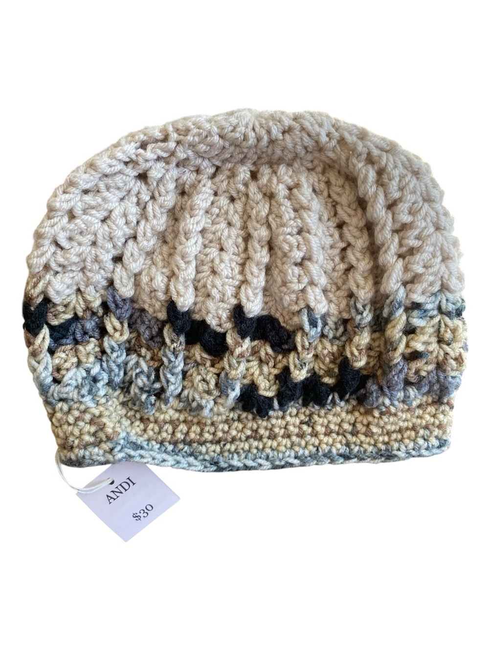 Handmade crochet beanie